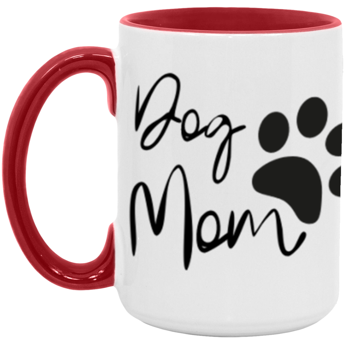 Dog Mom Definition Color Accent Mug-Cute Funny For Dog Lovers | Mother's Day | Dog Mom's are moms too!