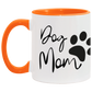 Loved Dog Mom Color Accent Mug (11oz) Dog Mother's Day