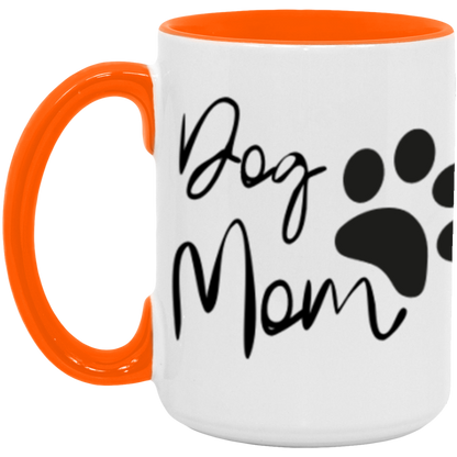 Dog Mom Definition Color Accent Mug-Cute Funny For Dog Lovers | Mother's Day | Dog Mom's are moms too!