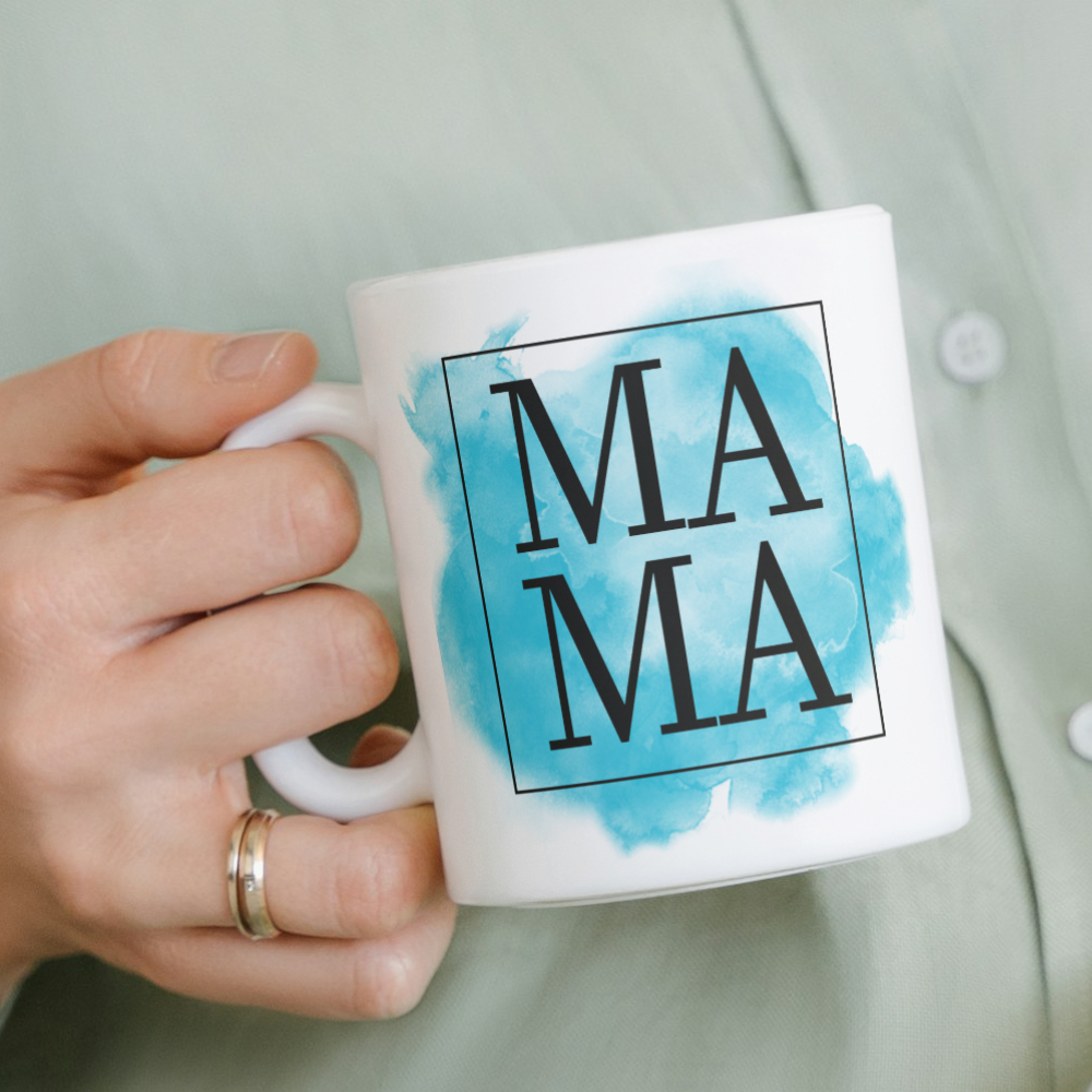 MAMA Watercolor Mug 15 oz | Mother's Day | Just Because | New Mom