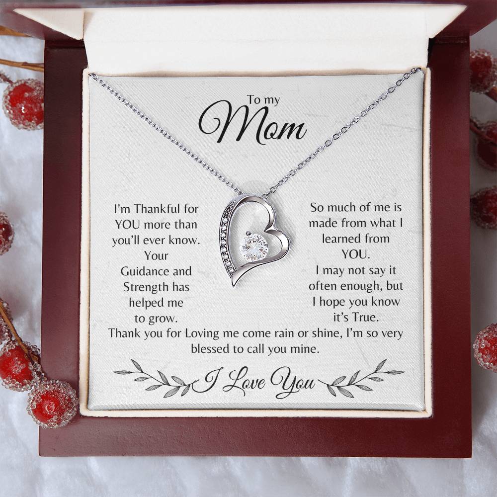 To My Mom- Forever Love Necklace 1 | Mother's Day | Christmas