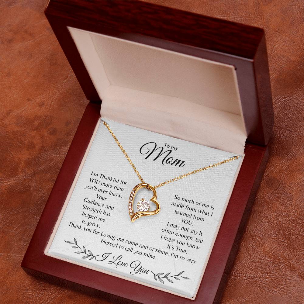 To My Mom- Forever Love Necklace 1 | Mother's Day | Christmas