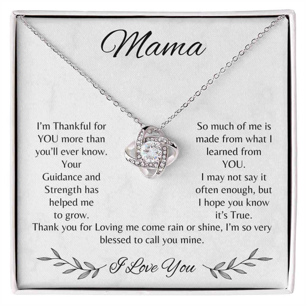 Mama - Loveknot Necklace 1 | Mother's Day | Christmas