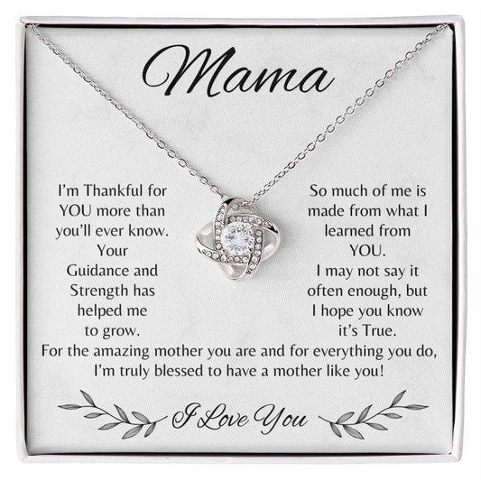 Mama - Loveknot Necklace | Mother's Day | Christmas