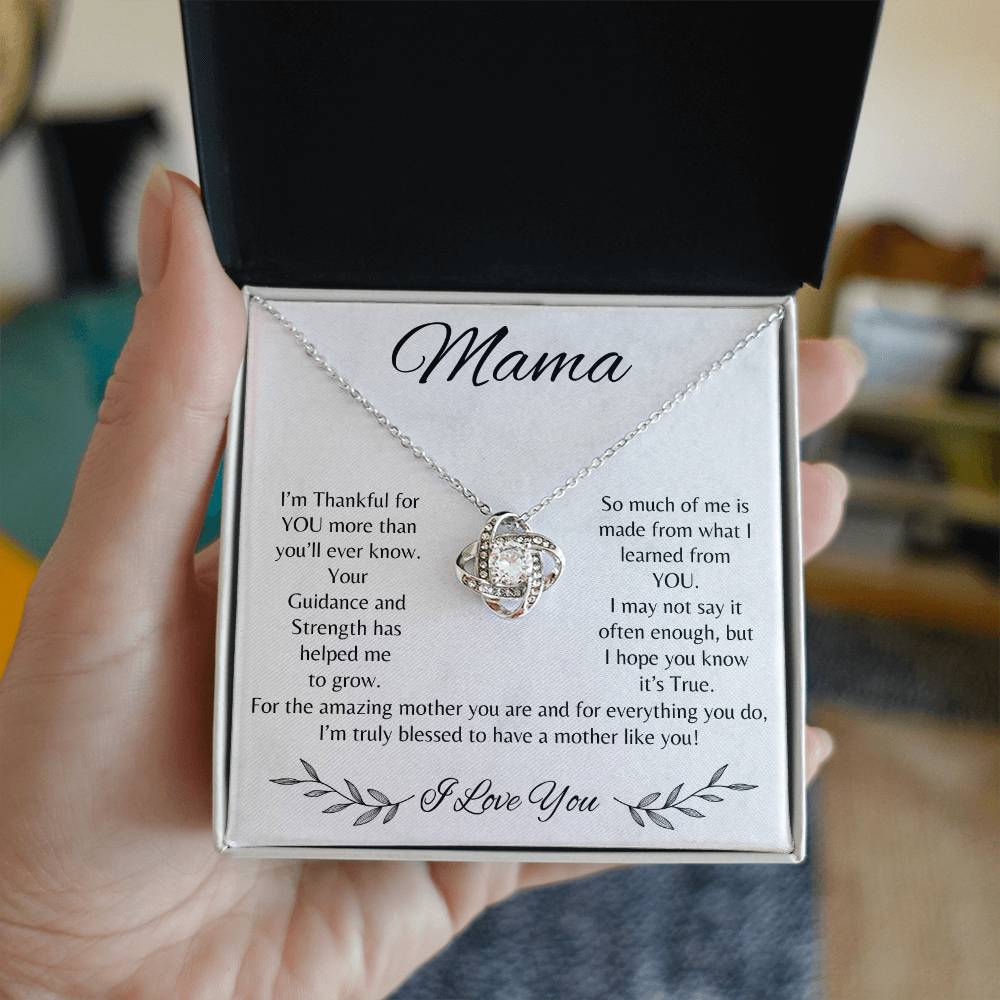 Mama - Loveknot Necklace | Mother's Day | Christmas