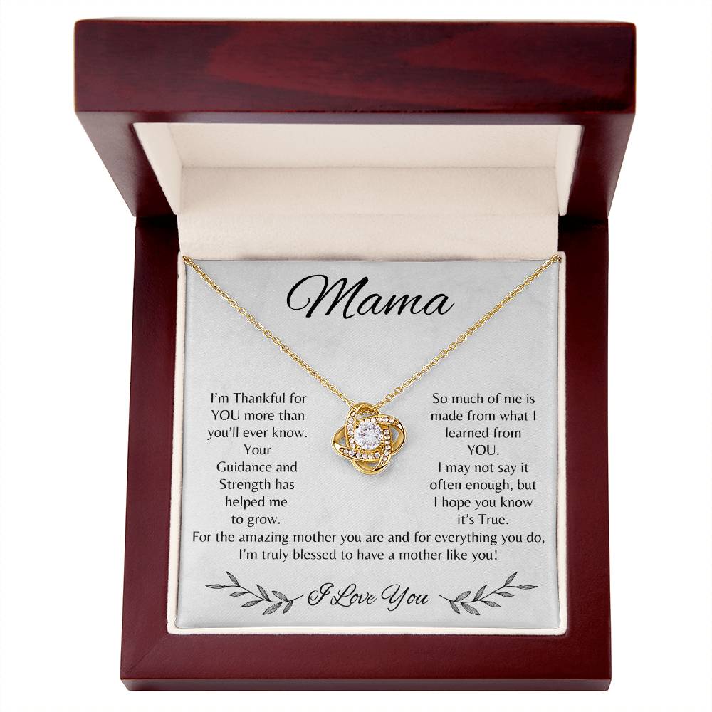 Mama - Loveknot Necklace | Mother's Day | Christmas