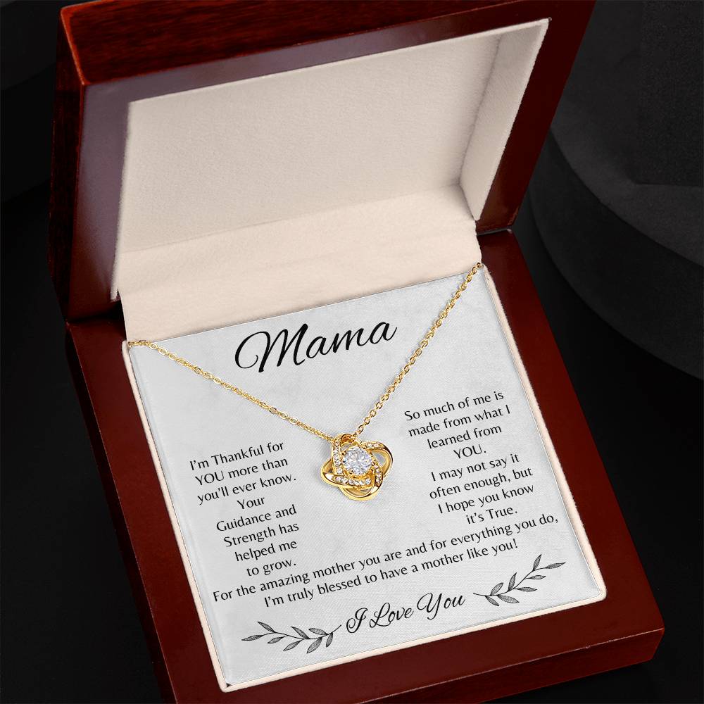 Mama - Loveknot Necklace | Mother's Day | Christmas