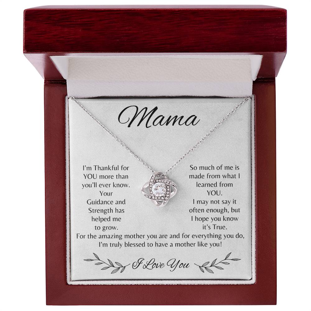 Mama - Loveknot Necklace | Mother's Day | Christmas