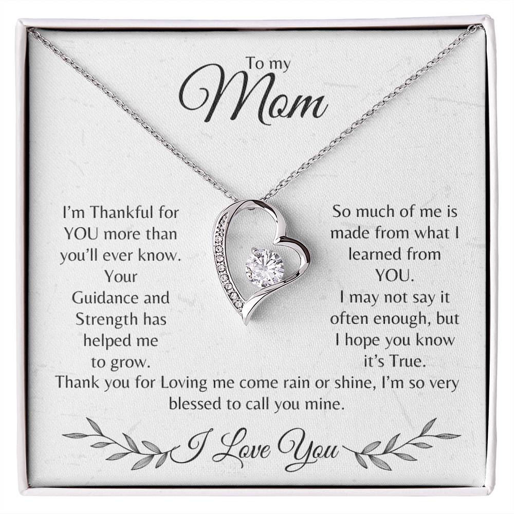 To My Mom- Forever Love Necklace 1 | Mother's Day | Christmas