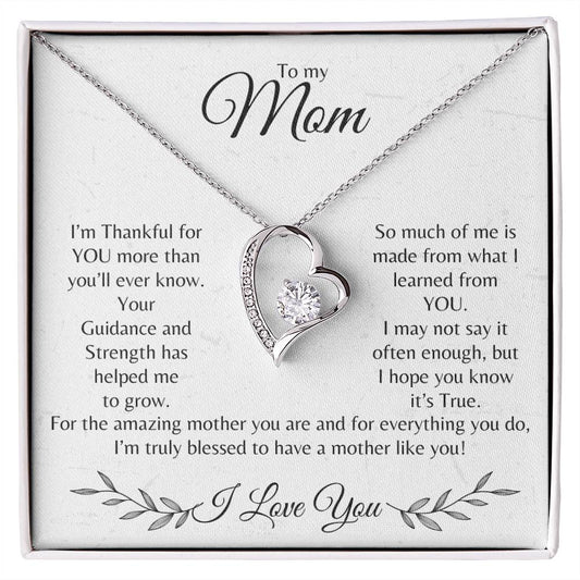 To My Mom - Forever Love Necklace | Mother's Day | Christmas