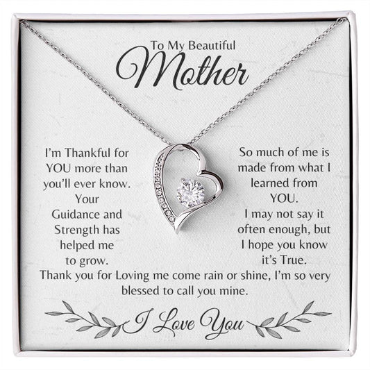 To My Mother - Forever Love Necklace | Mother's Day | Christmas