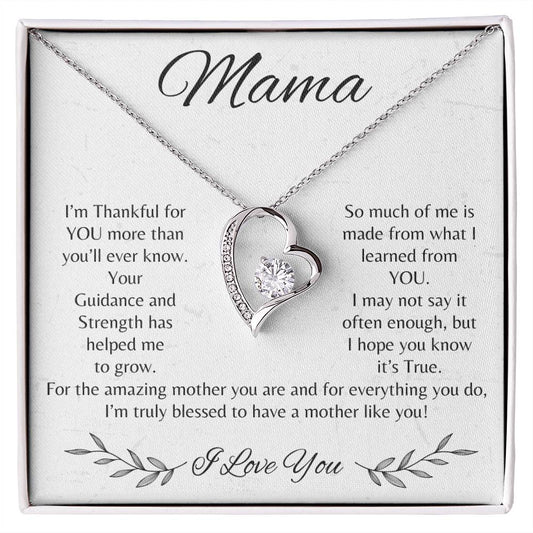 Mama-I Love You - Forever Love Necklace | Mother's Day | Christmas