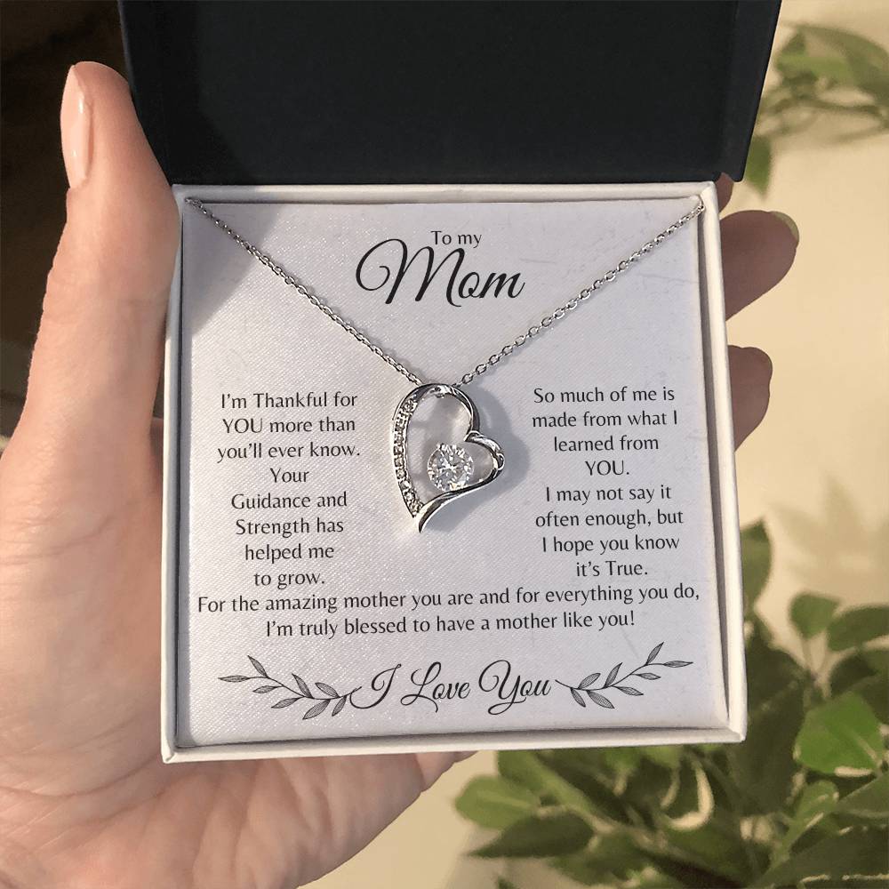 To My Mom - Forever Love Necklace | Mother's Day | Christmas