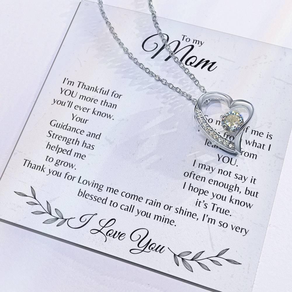 To My Mom- Forever Love Necklace 1 | Mother's Day | Christmas