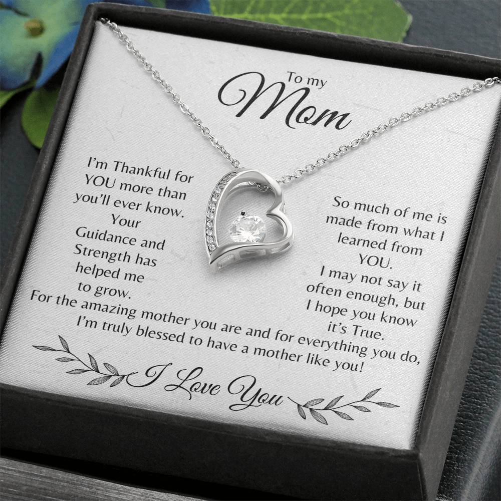 To My Mom - Forever Love Necklace | Mother's Day | Christmas