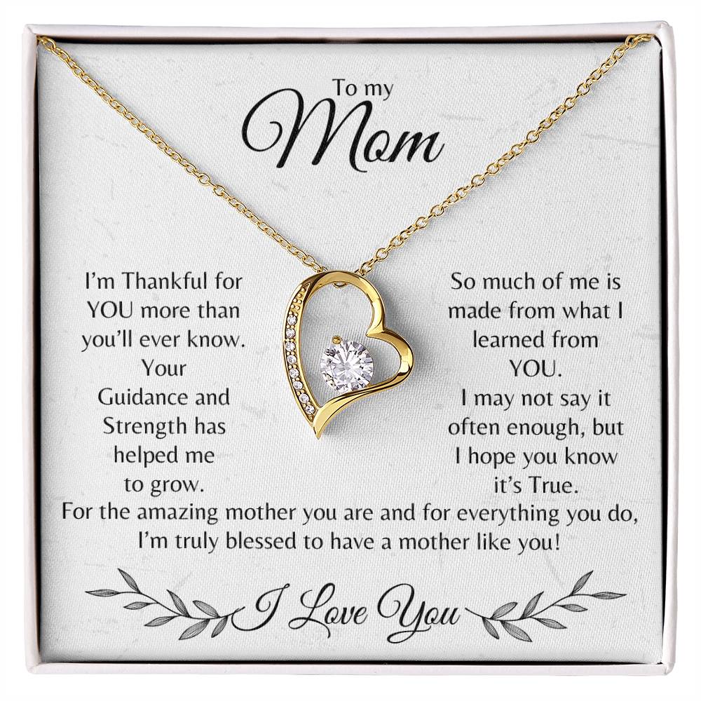 To My Mom - Forever Love Necklace | Mother's Day | Christmas