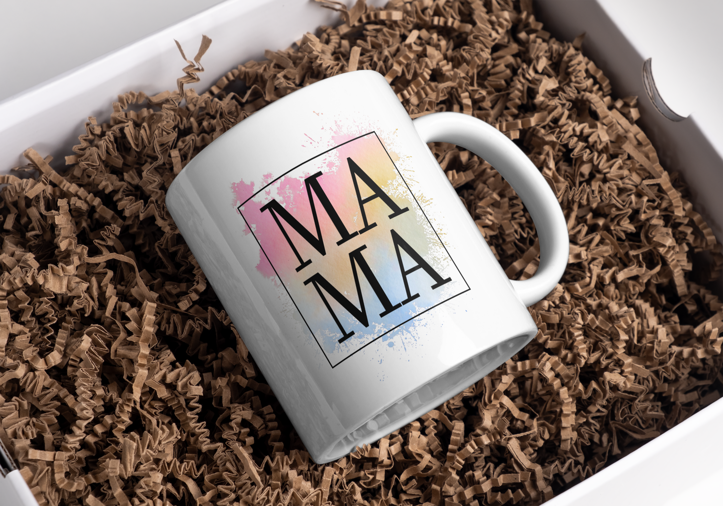 MAMA Watercolor Mug 15 oz | Mother's Day | Just Because | New Mom