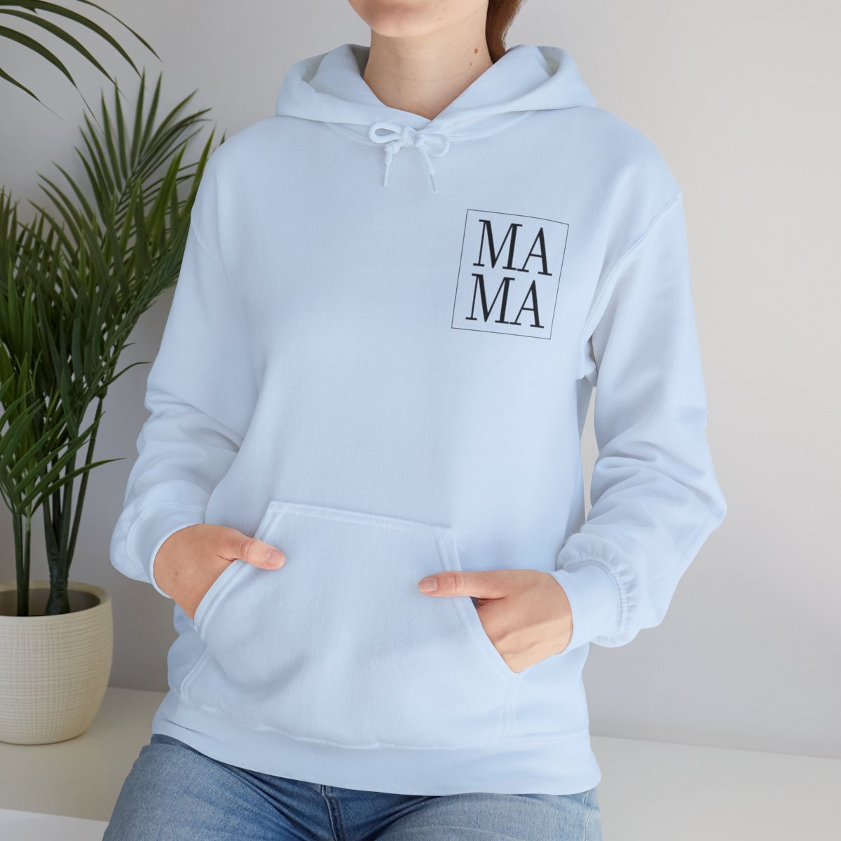 "Motherhood is like an Ocean" Waves Hooded Sweatshirt