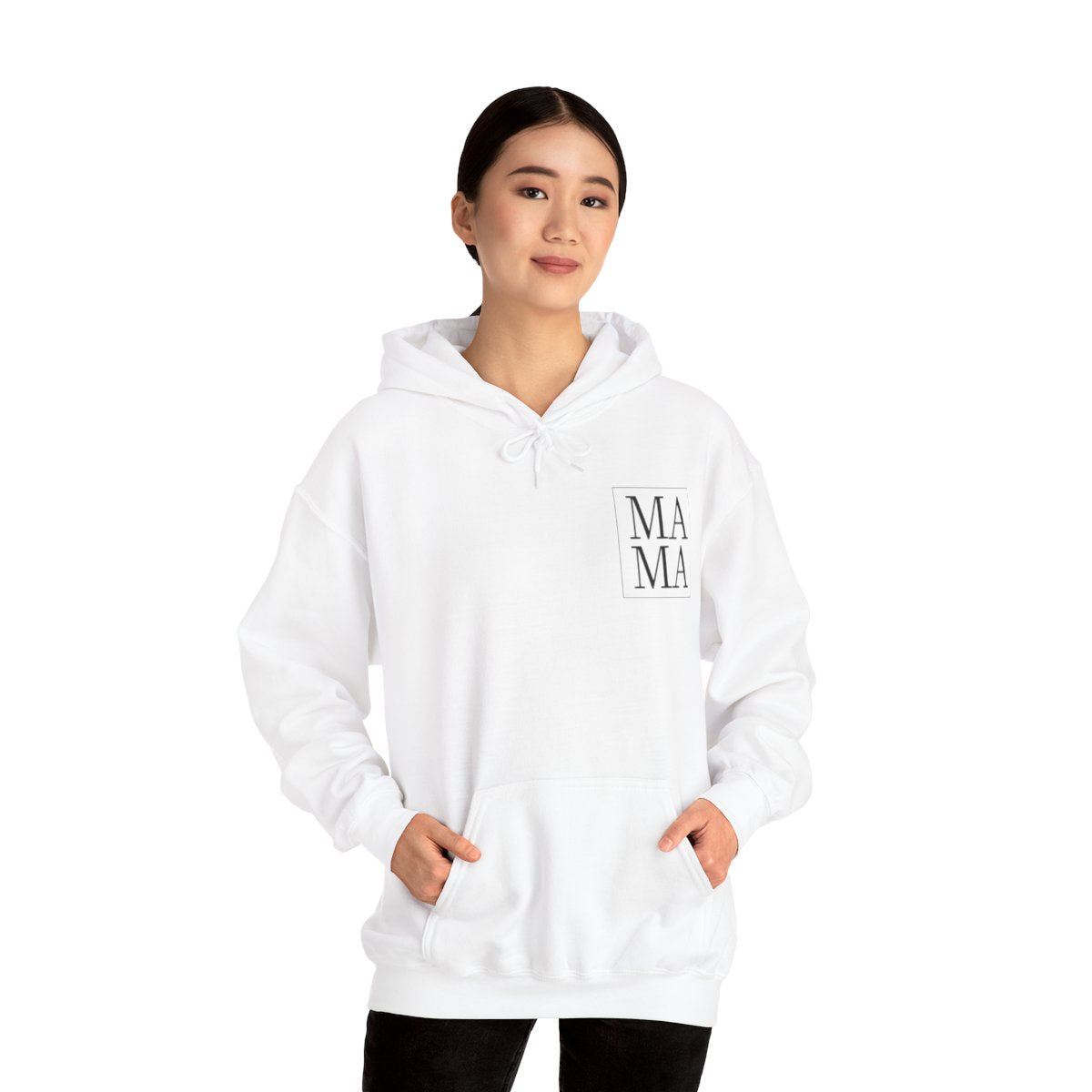 "Motherhood is like an Ocean" Waves Hooded Sweatshirt