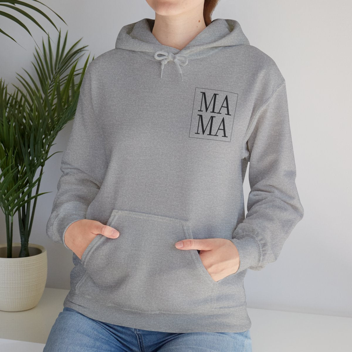 "Motherhood is like an Ocean" Waves Hooded Sweatshirt