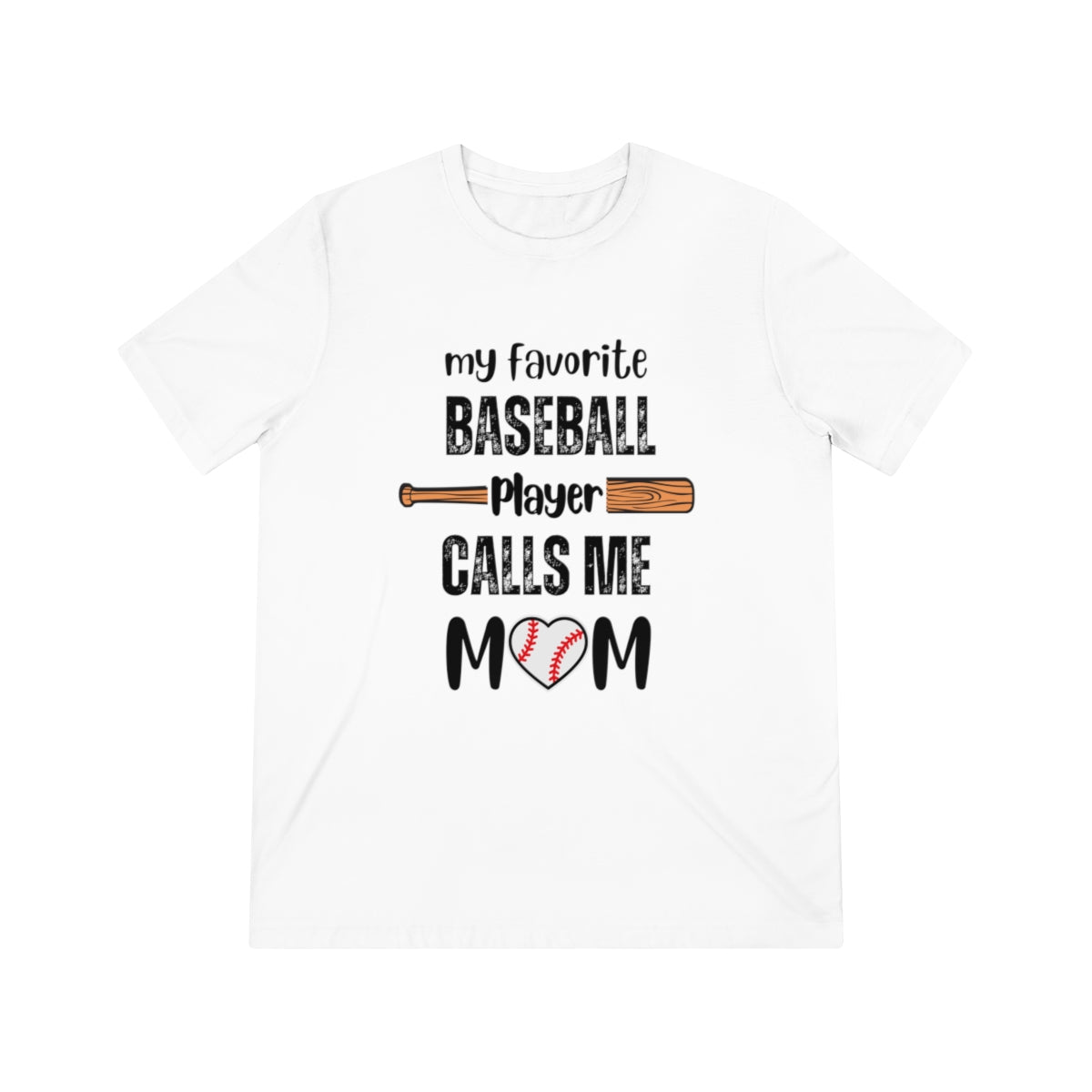 Baseball Mom-bat Triblend Tee