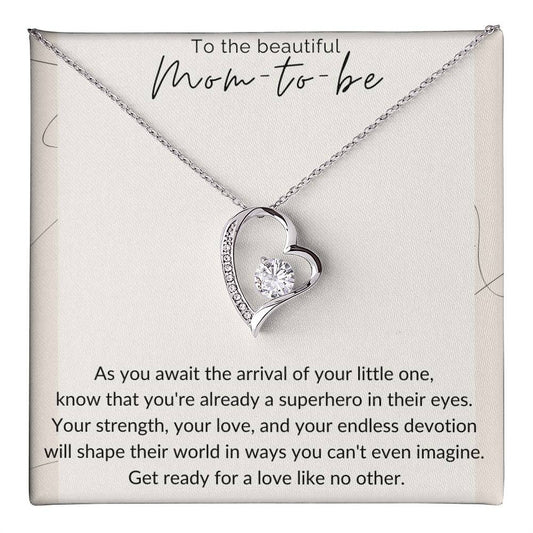 Beautiful Mom-to-be | Forever Love Necklace | Baby Shower Gift |