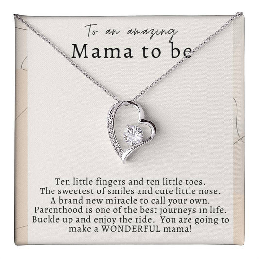 Amazing Mama to be |  Forever Love Necklace | Mom -to-be | Baby Shower gift