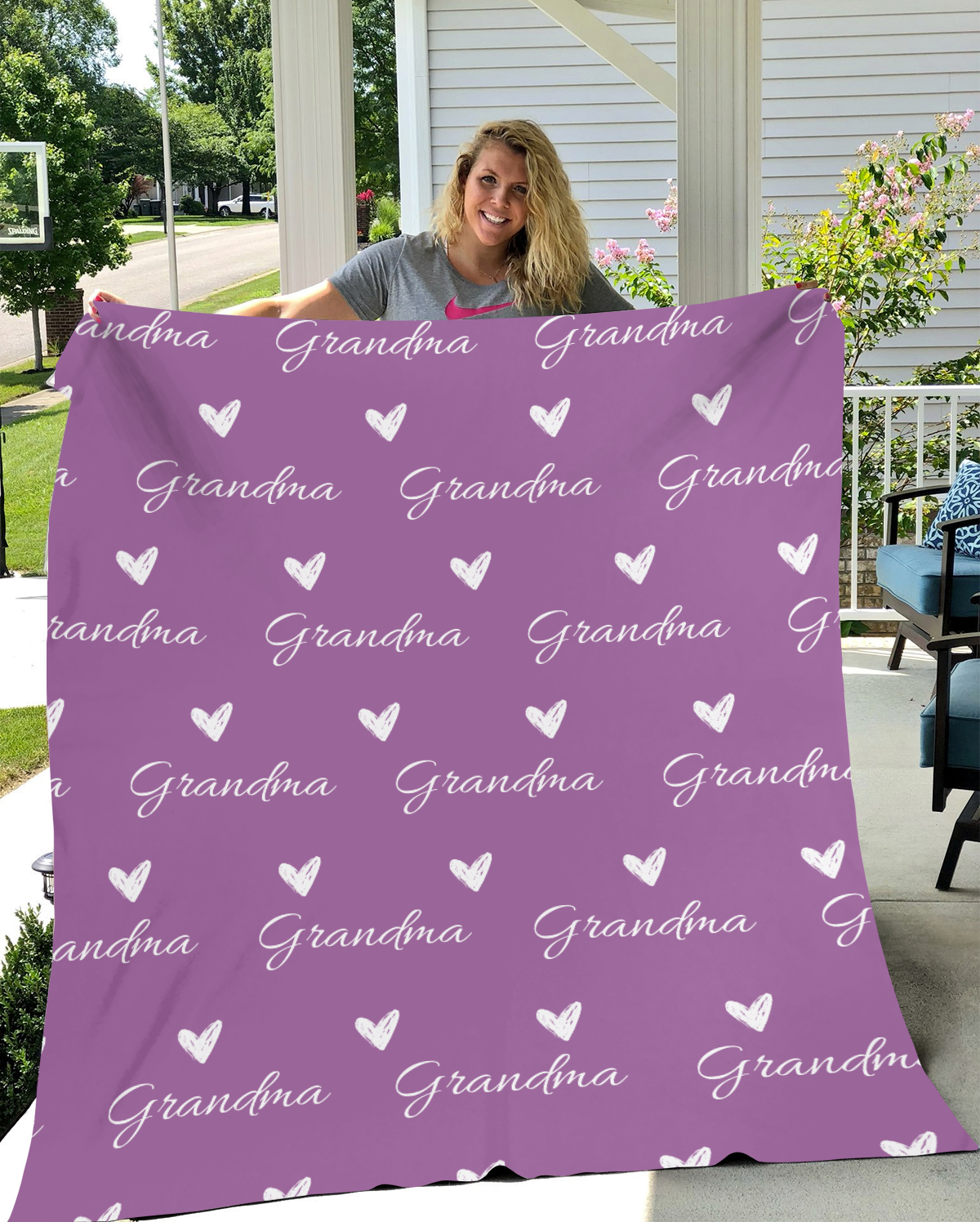 Personalize to Name or Title | 2 Sizes | 18+ colors | Baby/Girl/Boy/Adult Blanket, Any Occasion, Personalized Fleece Blanket